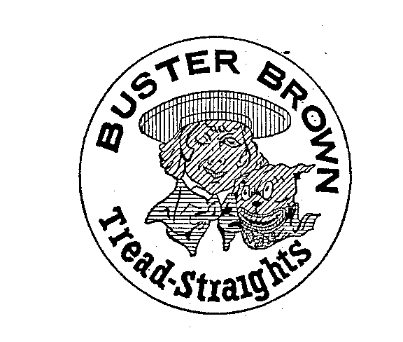 Trademark Logo BUSTER BROWN TREAD-STRAIGHTS