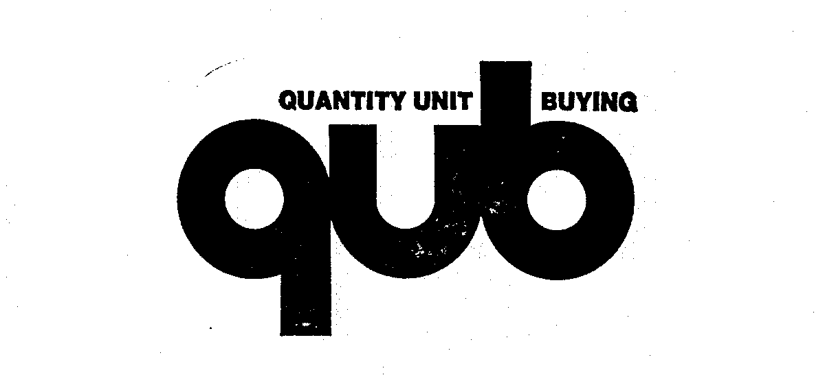 Trademark Logo QUANTITY UNIT BUYING QUB