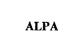 Trademark Logo ALPA