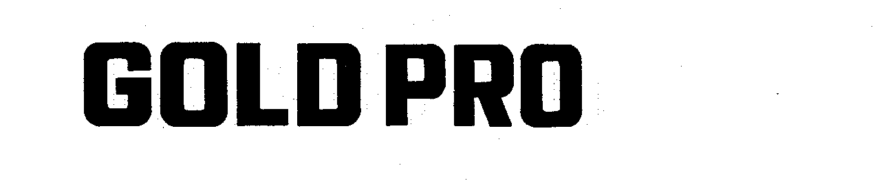 Trademark Logo GOLD PRO