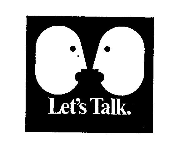 Trademark Logo LET'S TALK
