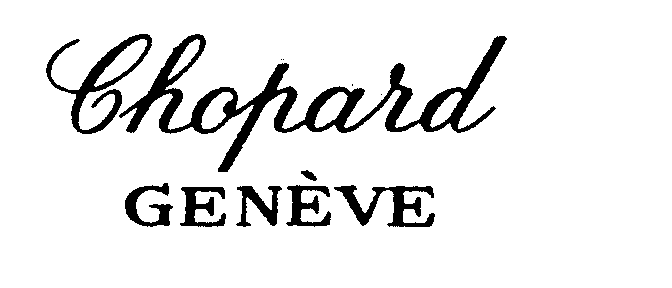 Trademark Logo CHOPARD GENEVE