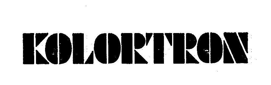 Trademark Logo KOLORTRON