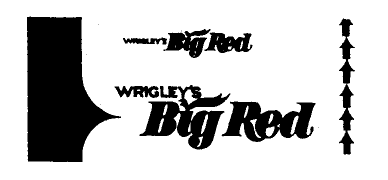 Trademark Logo WRIGLEY'S BIG RED