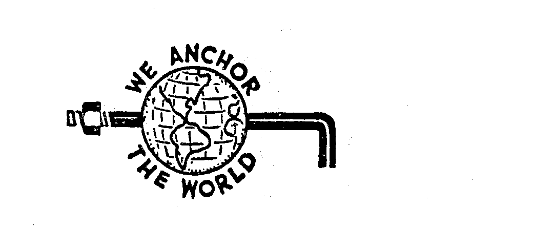 Trademark Logo WE ANCHOR THE WORLD