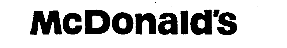 Trademark Logo MCDONALD'S