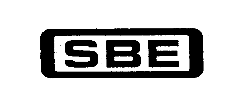Trademark Logo SBE
