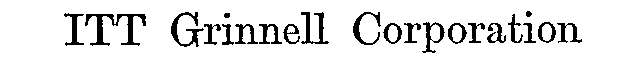 Trademark Logo ITT GRINNELL
