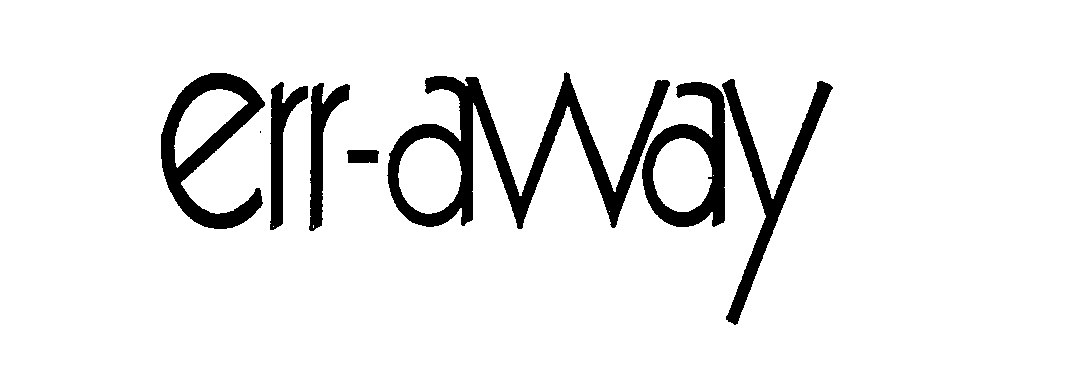Trademark Logo ERR-AWAY