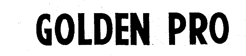 Trademark Logo GOLDEN PRO
