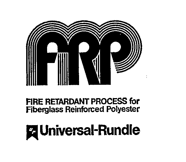 Trademark Logo FRP UNIVERSAL-RUNDLE FIRE RETARDANT PROCESS FOR FIBERGLASS REINFORCED POLYESTER U R