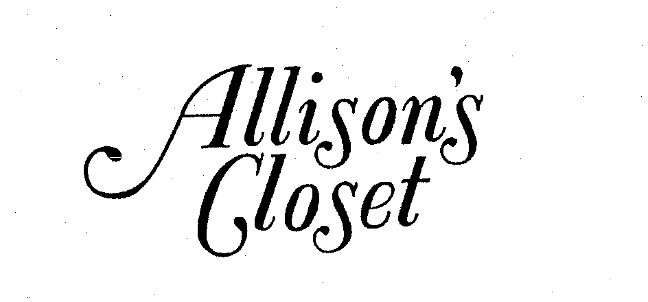 Trademark Logo ALLISON'S CLOSET