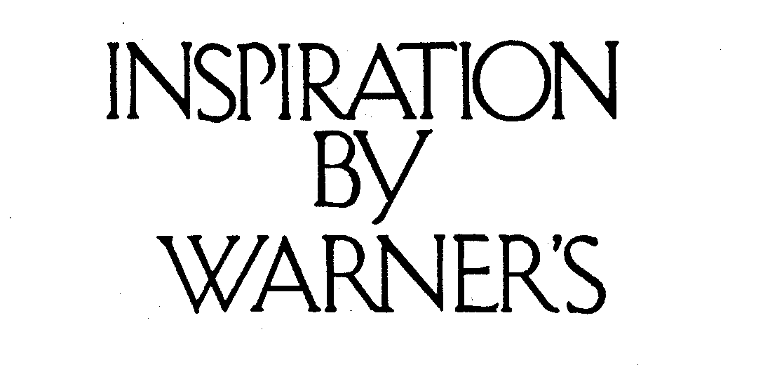 Trademark Logo INSPIRATION BY WARNER'S