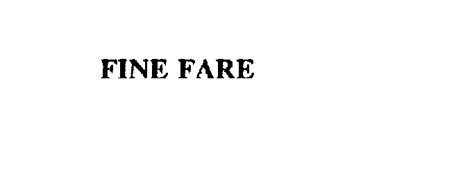 Trademark Logo FINE FARE