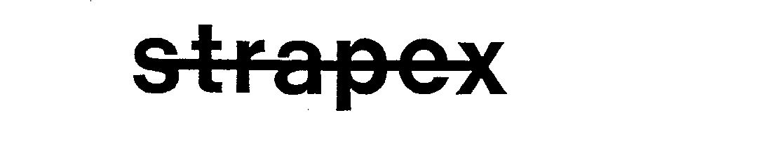 Trademark Logo STRAPEX
