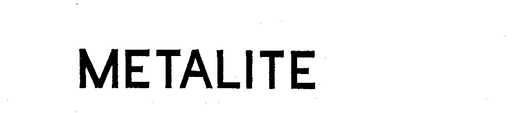 Trademark Logo METALITE