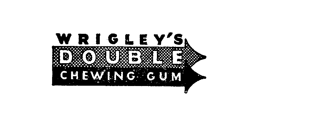 Trademark Logo WRIGLEY'S DOUBLE CHEWING GUM
