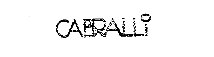 Trademark Logo CABRALLI