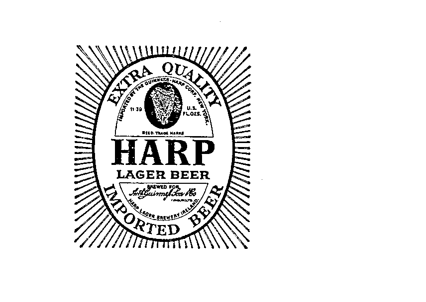  HARP LAGER BEER EXTRA QUALITY IMPORTED BEER