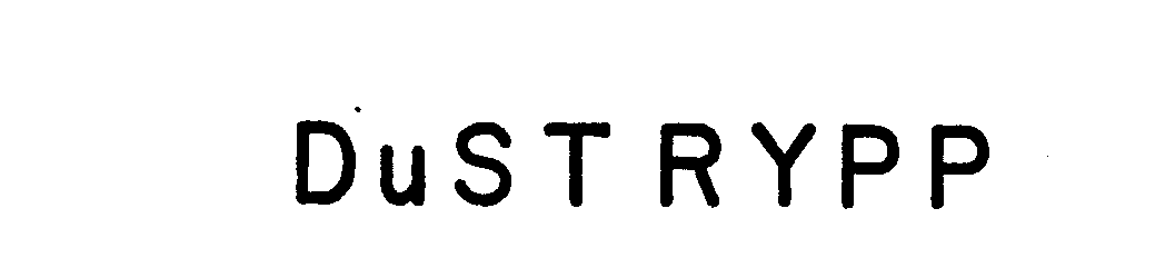 Trademark Logo DUSTRYPP