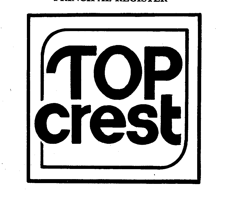 Trademark Logo TOP CREST