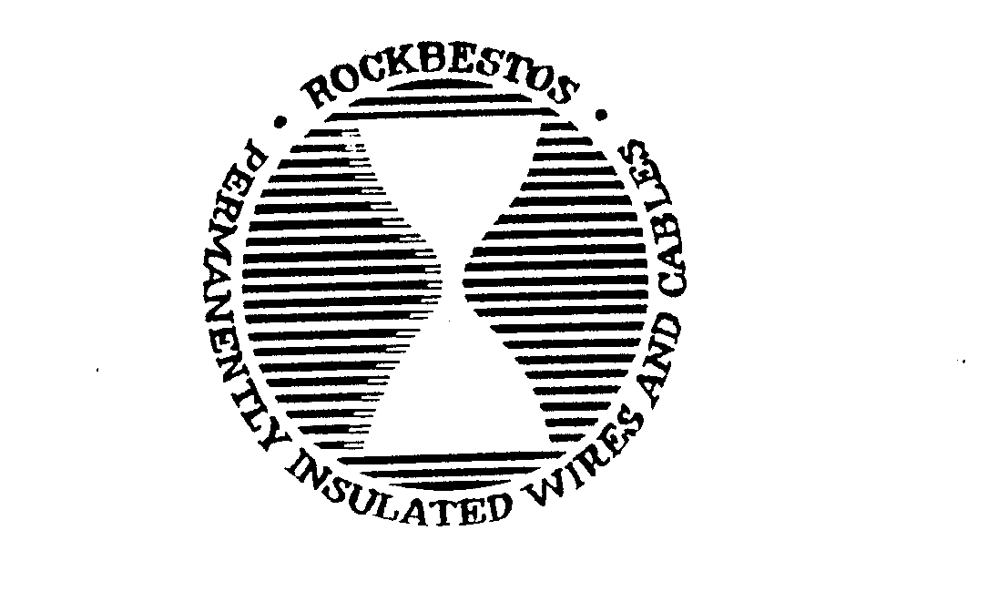 Trademark Logo ROCKBESTOS PERMANENTLY INSULATED WIRES AND CABLES