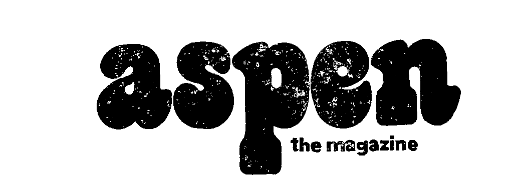 Trademark Logo ASPEN THE MAGAZINE