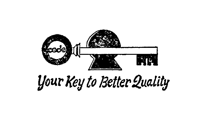  CODE YOUR KEY TO BETTER QUALITY