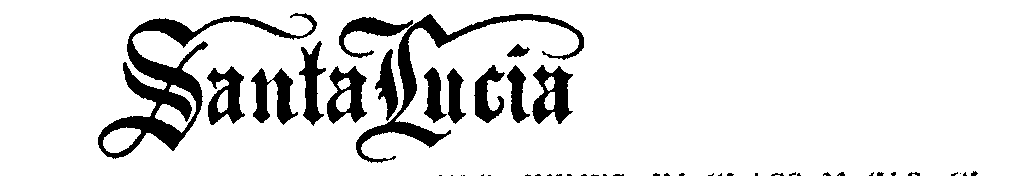 Trademark Logo SANTA LUCIA