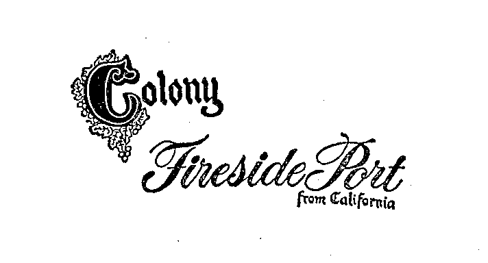  COLONY FIRESIDE PORT FROM CALIFORNIA