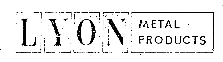 Trademark Logo LYON METAL PRODUCTS