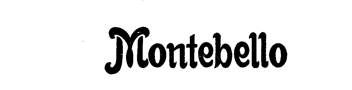 Trademark Logo MONTEBELLO
