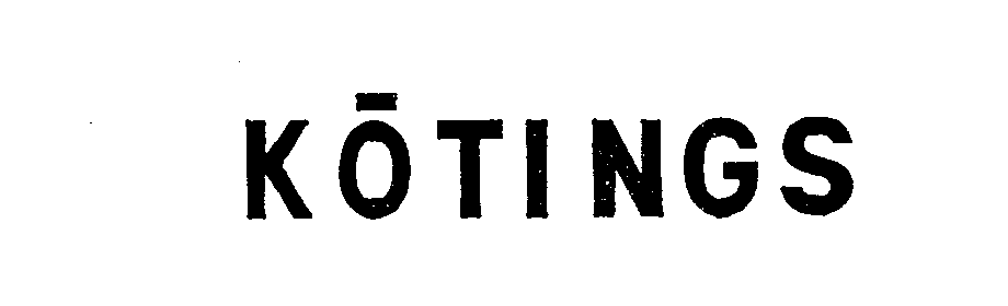 Trademark Logo KOTINGS