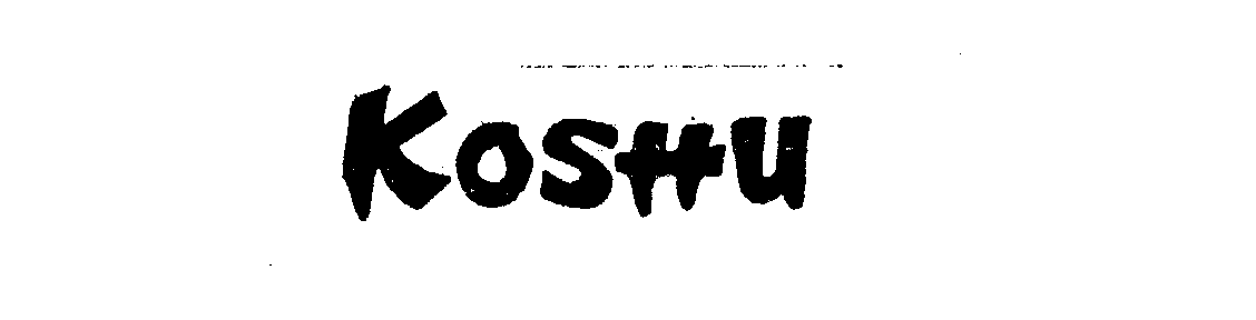  KOSHU