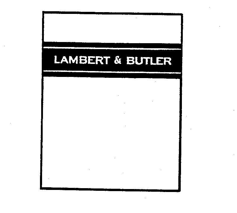 Trademark Logo LAMBERT & BUTLER