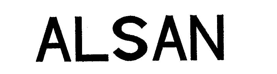 Trademark Logo ALSAN