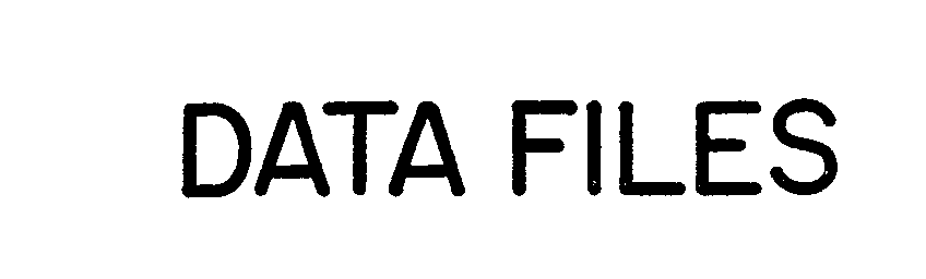  DATA FILES