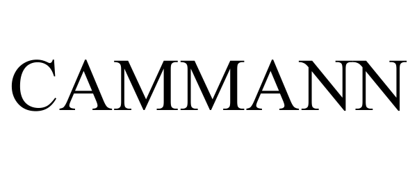 Trademark Logo CAMMANN