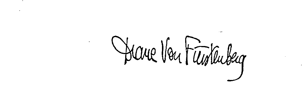 Trademark Logo DIANE VON FURSTENBERG