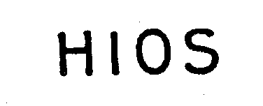 Trademark Logo HIOS