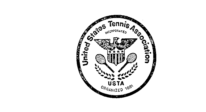 Trademark Logo UNITED STATES TENNIS ASSOCIATION INCORPORATED USTA ORGANIZED 1881