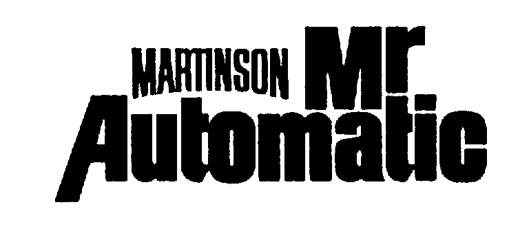 Trademark Logo MARTINSON MR AUTOMATIC