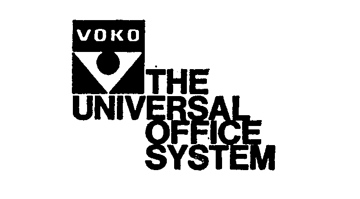  VOKO THE UNIVERSAL OFFICE SYSTEM