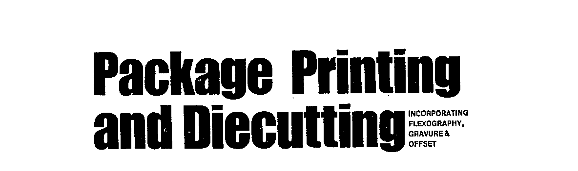 Trademark Logo PACKAGE PRINTING AND DIECUTTING