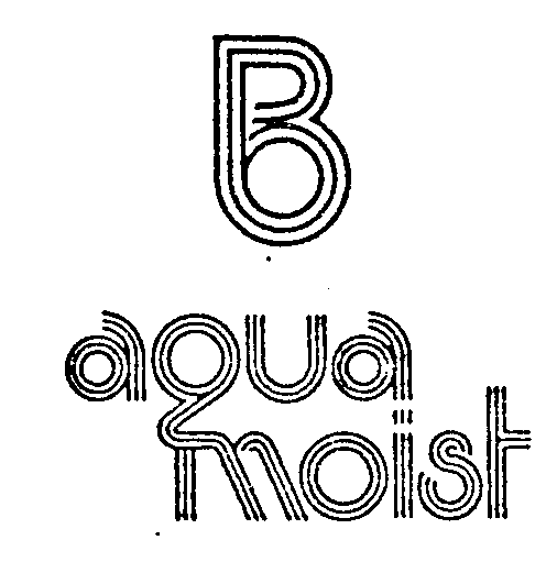 Trademark Logo B AQUA MOIST