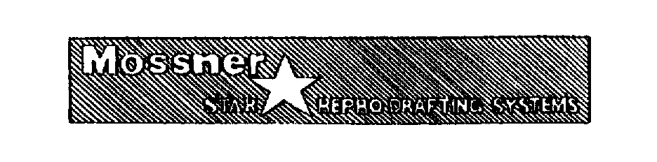 Trademark Logo MOSSNER STAR REPRO DRAFTING SYSTEMS