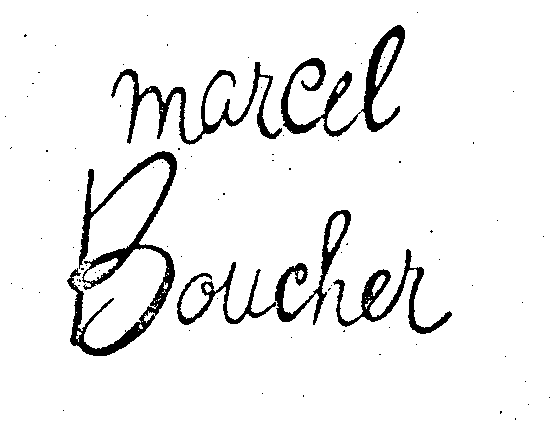 MARCEL BOUCHER