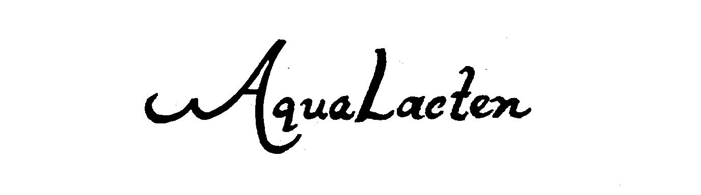 Trademark Logo AQUA LACTEN