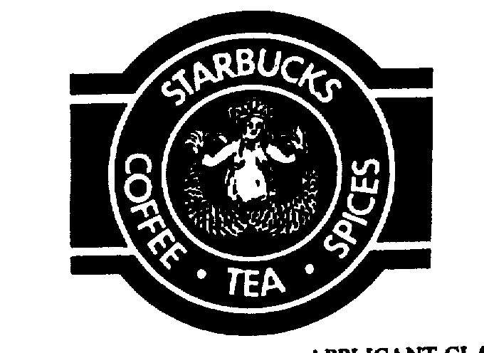 Trademark Logo STARBUCKS COFFEE-TEA-SPICES