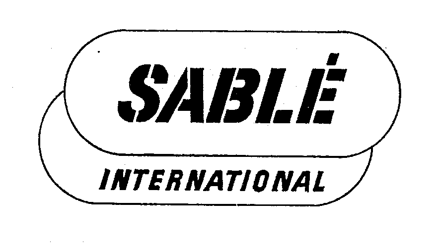 Trademark Logo SABLE' INTERNATIONAL